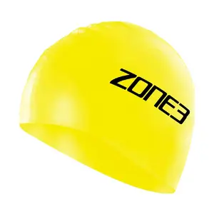 Zone3 Swim Cap Badmuts Siliconen Geel