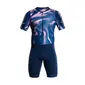 Zone3 Activate+ Trisuit Korte Mouwen Paars Heren
