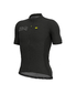 Ale Solid Color Block Fietsshirt Korte Mouwen Zwart Heren