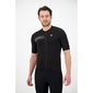 Ale Solid Color Block Fietsshirt Korte Mouwen Zwart Heren