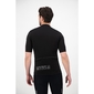 Ale Solid Color Block Fietsshirt Korte Mouwen Zwart Heren
