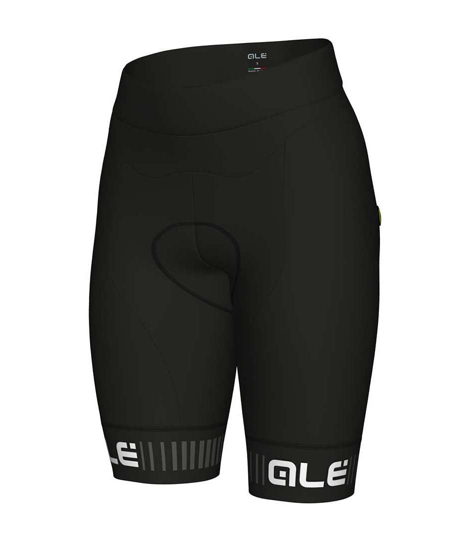 Ale Solid Traguardo Fietsbroek Kort Zonder Bretels Zwart Dames