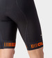 Ale PRR Strada Fietsbroek Kort Zwart/Fluo Oranje Heren