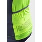 Ale Solid Color Block Fietsshirt Korte Mouwen Fluo Geel Heren
