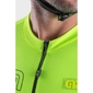 Ale Solid Color Block Fietsshirt Korte Mouwen Fluo Geel Heren