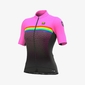 Ale PRS Bridge Fietsshirt Korte Mouwen Roze Dames