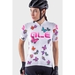Ale PRR Butterfly Fietsshirt Korte Mouwen Wit Dames