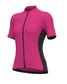Ale Solid Color Block Fietsshirt Korte Mouwen Roze Dames