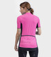 Ale Solid Color Block Fietsshirt Korte Mouwen Roze Dames