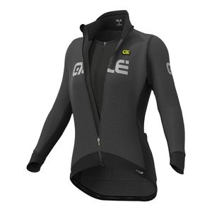 Ale Donna PRS Switch DWR Combi Fietsjack Zwart/Grijs Dames