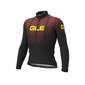 Ale Solid Thorn Fietsshirt Lange Mouwen Zwart/Rood Heren