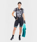 Ale PRR Strada Fietsbroek Kort Zwart/Turquoise Dames