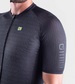 Ale R-EV1 Silver Cooling Fietsshirt Korte Mouwen Zwart Heren