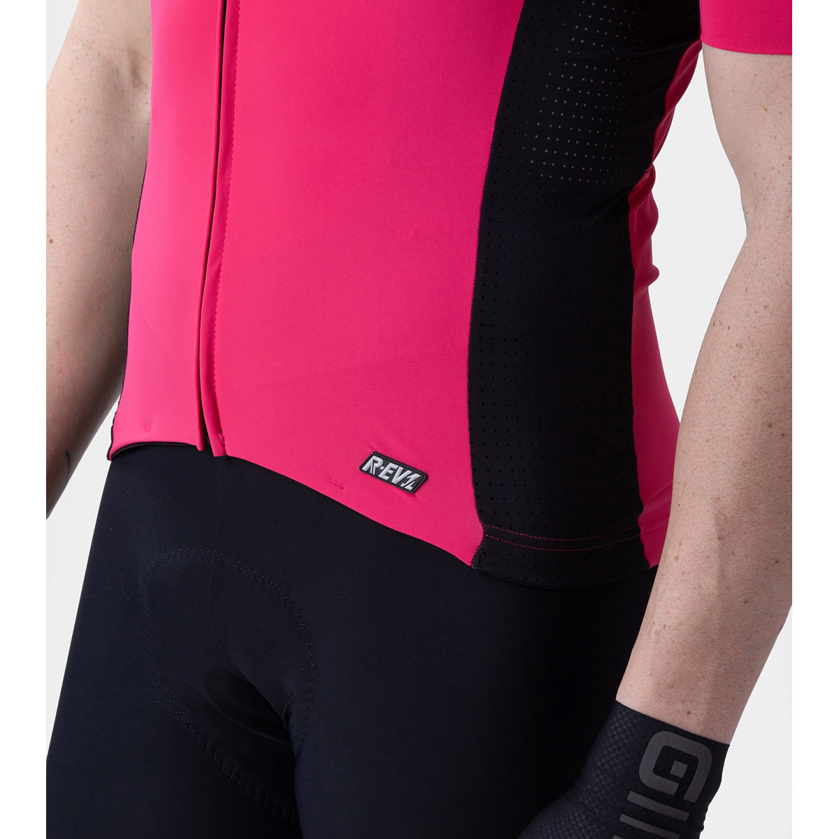 Ale R-EV1 Race 2.0 Fietsshirt Korte Mouwen Roze Heren