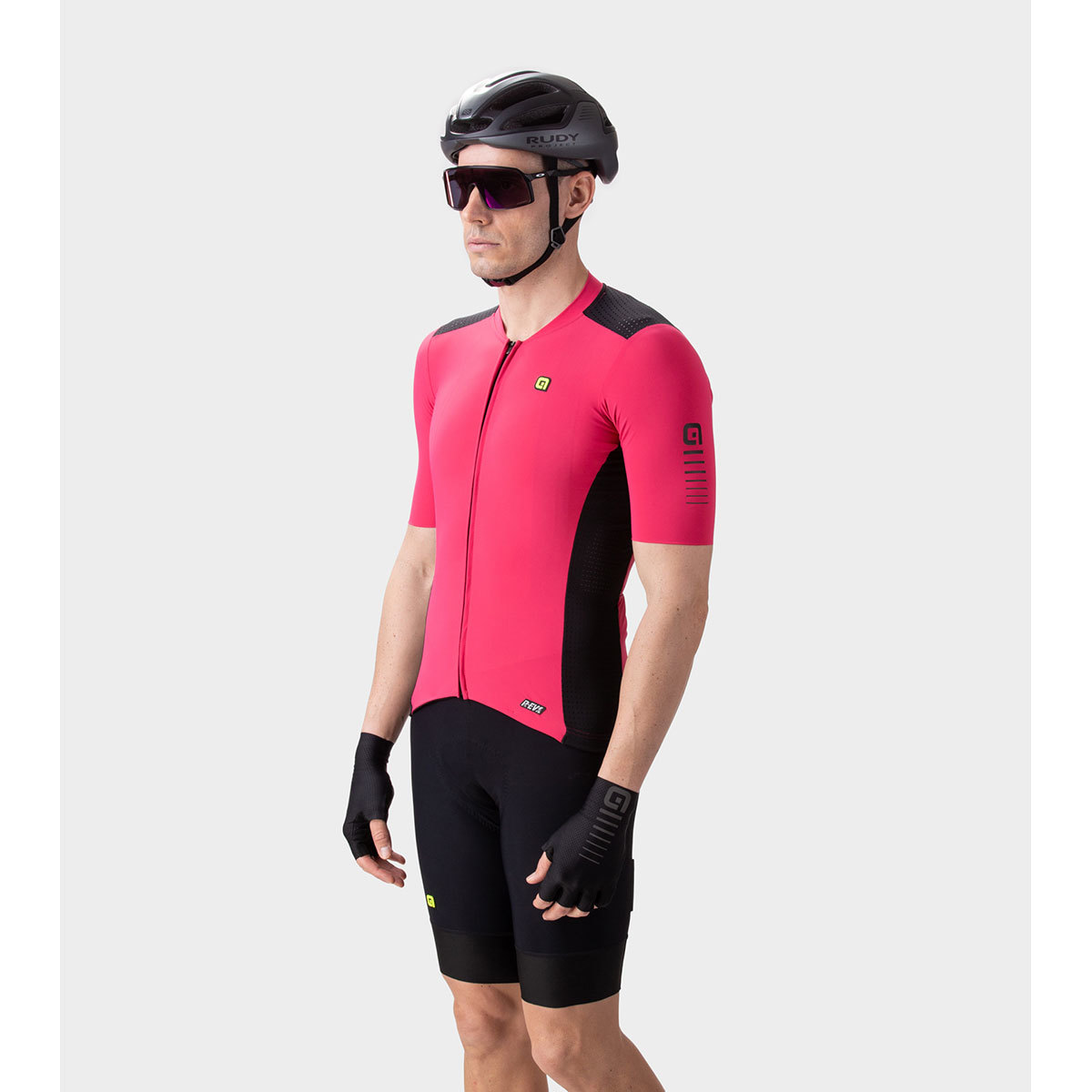 Ale R-EV1 Race 2.0 Fietsshirt Korte Mouwen Roze Heren