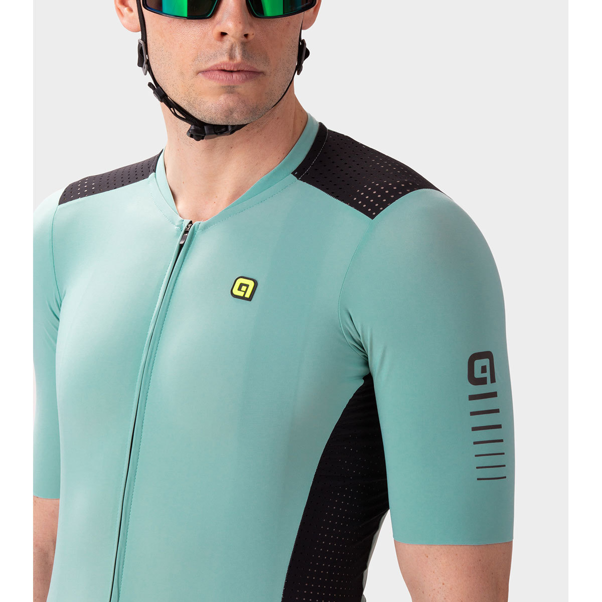 Ale R-EV1 Race 2.0 Fietsshirt Korte Mouwen Blauw Heren