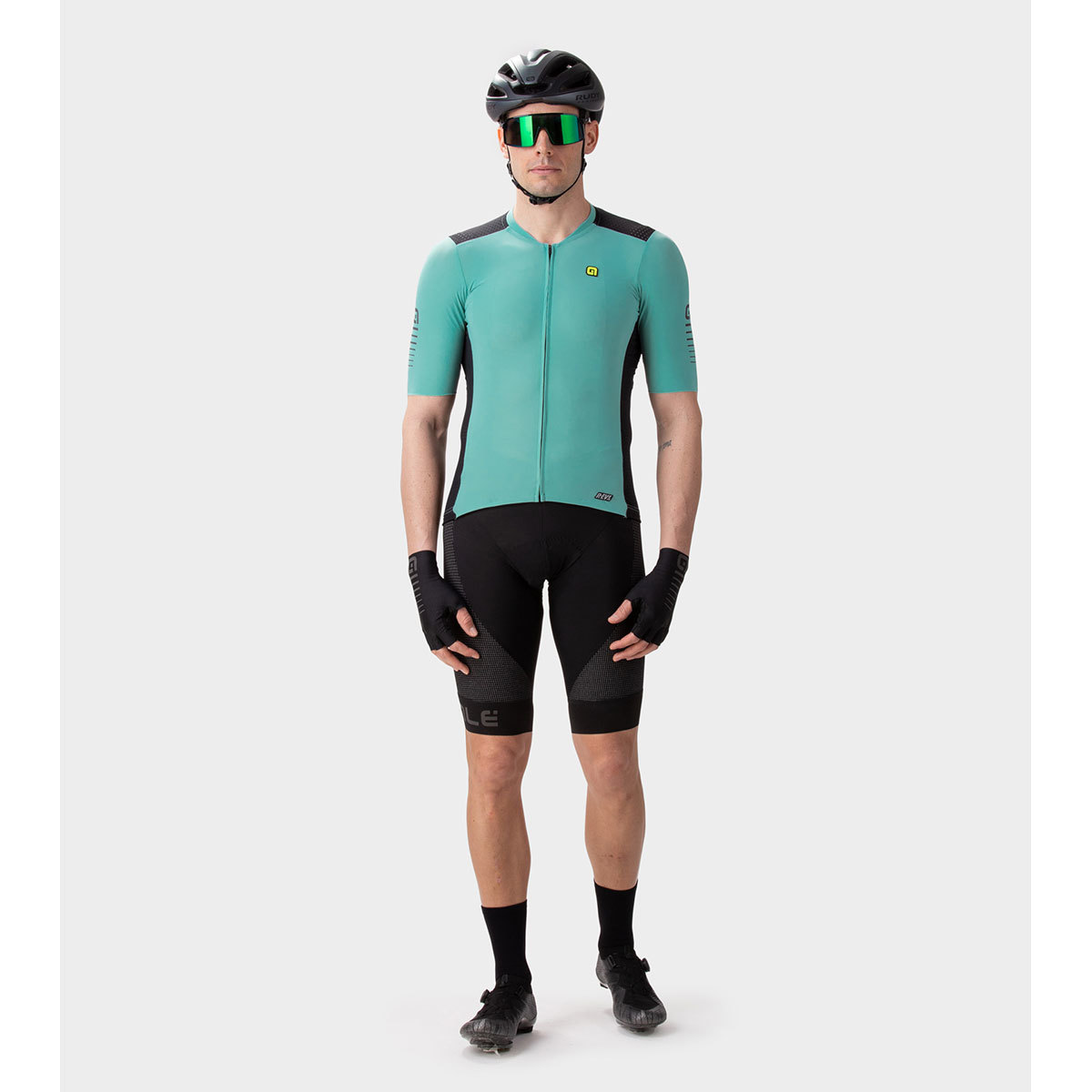 Ale R-EV1 Race 2.0 Fietsshirt Korte Mouwen Blauw Heren