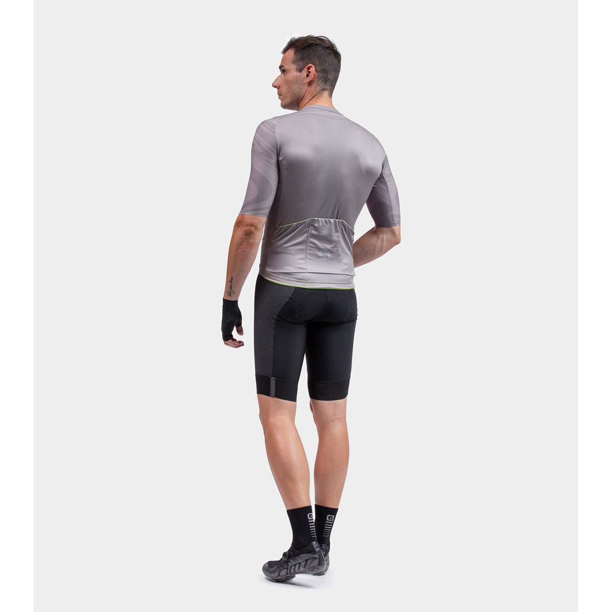 Ale R-EV1 Artika Fietsshirt Korte Mouwen Grijs Heren