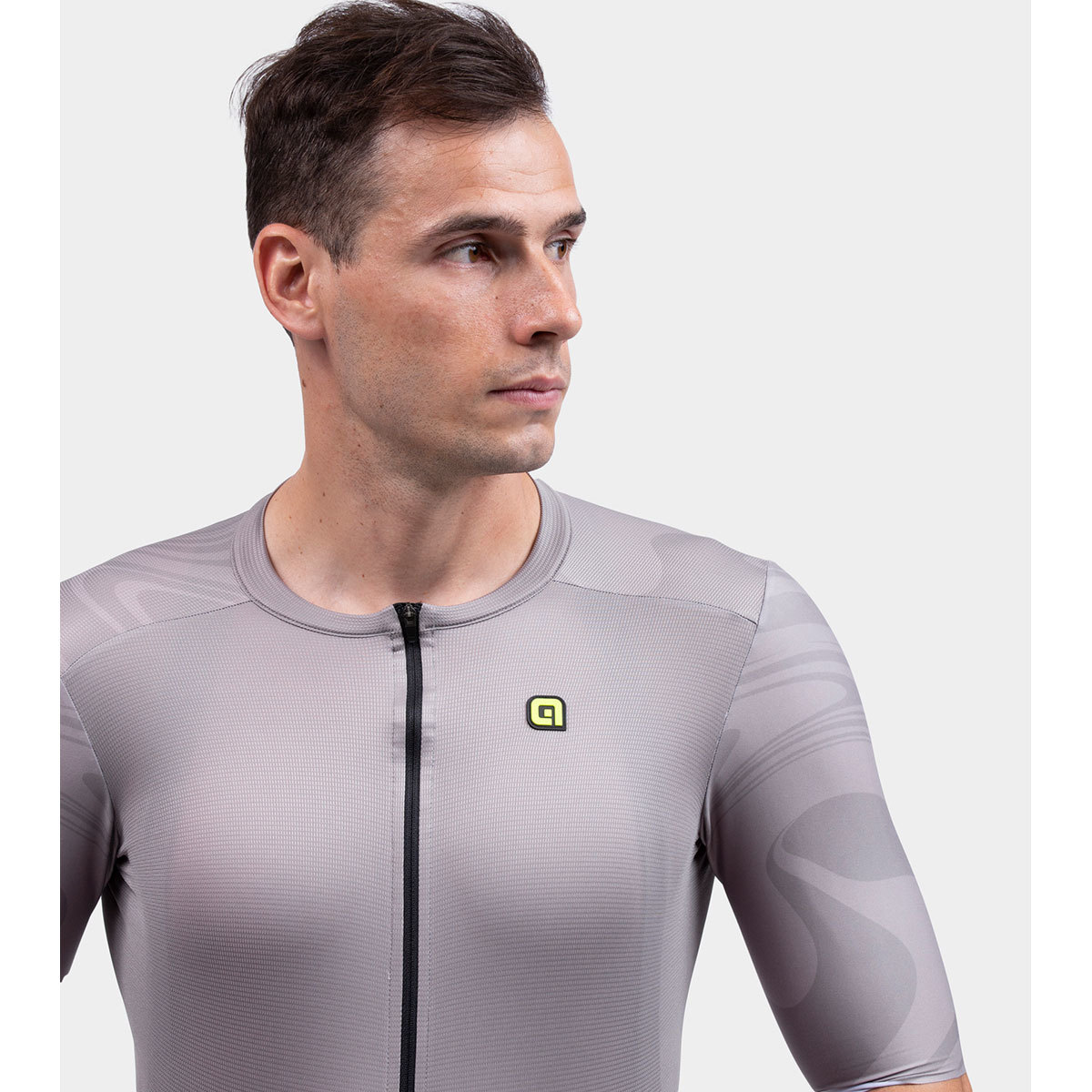 Ale R-EV1 Artika Fietsshirt Korte Mouwen Grijs Heren