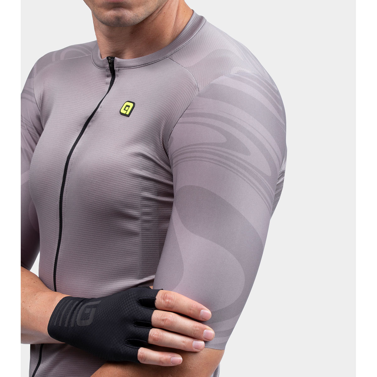 Ale R-EV1 Artika Fietsshirt Korte Mouwen Grijs Heren