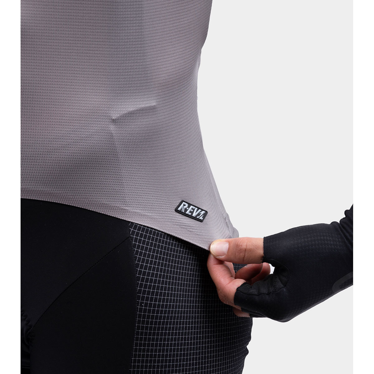 Ale R-EV1 Artika Fietsshirt Korte Mouwen Grijs Heren