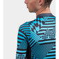Ale PR-S Checker Fietsshirt Korte Mouwen Lichtblauw Heren