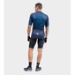 Ale PR-S Checker Fietsshirt Korte Mouwen Blauw Heren