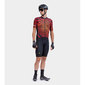 Ale PR-S Checker Fietsshirt Korte Mouwen Rood Heren
