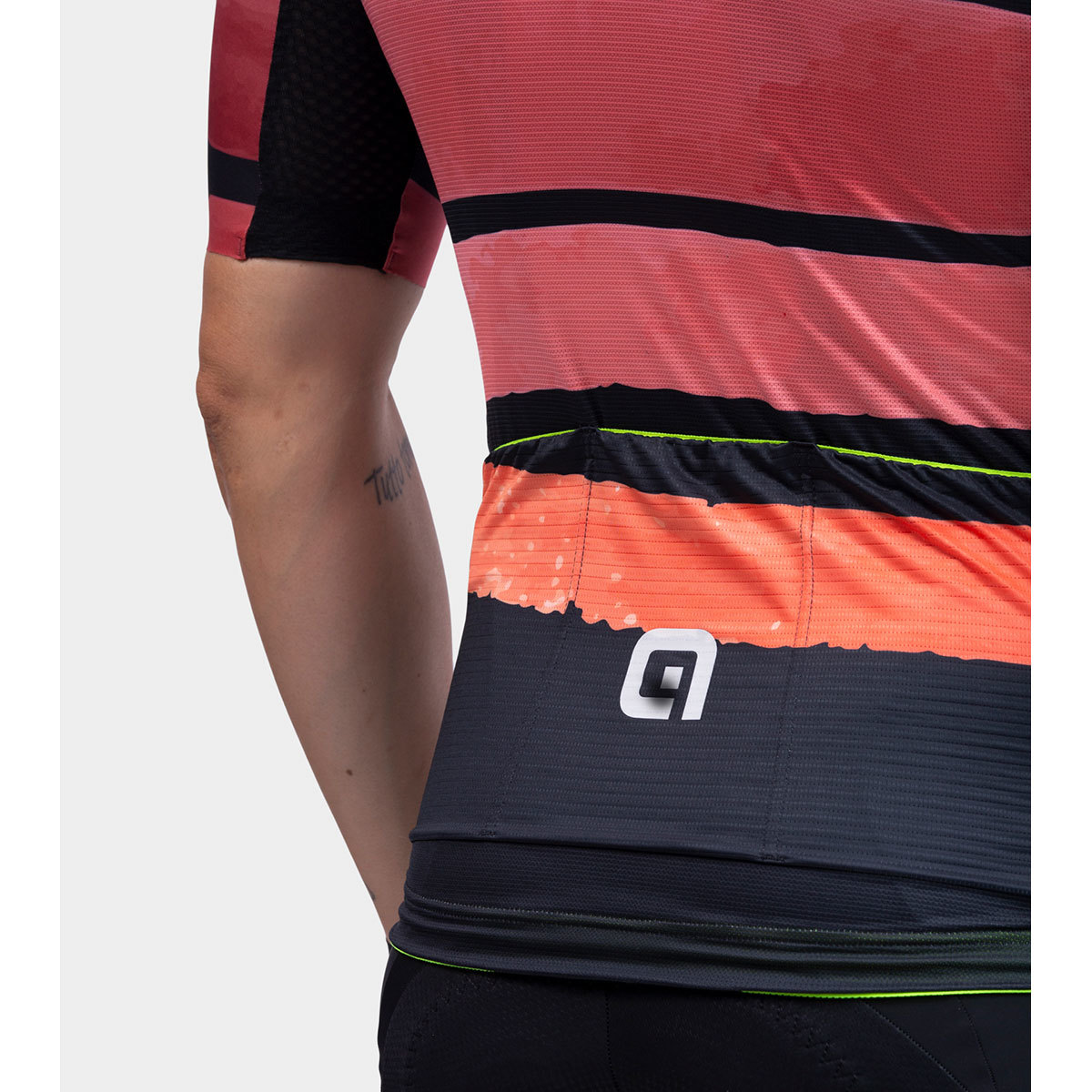 Ale PR-S Track Fietsshirt Korte Mouwen Bordeauxrood Heren