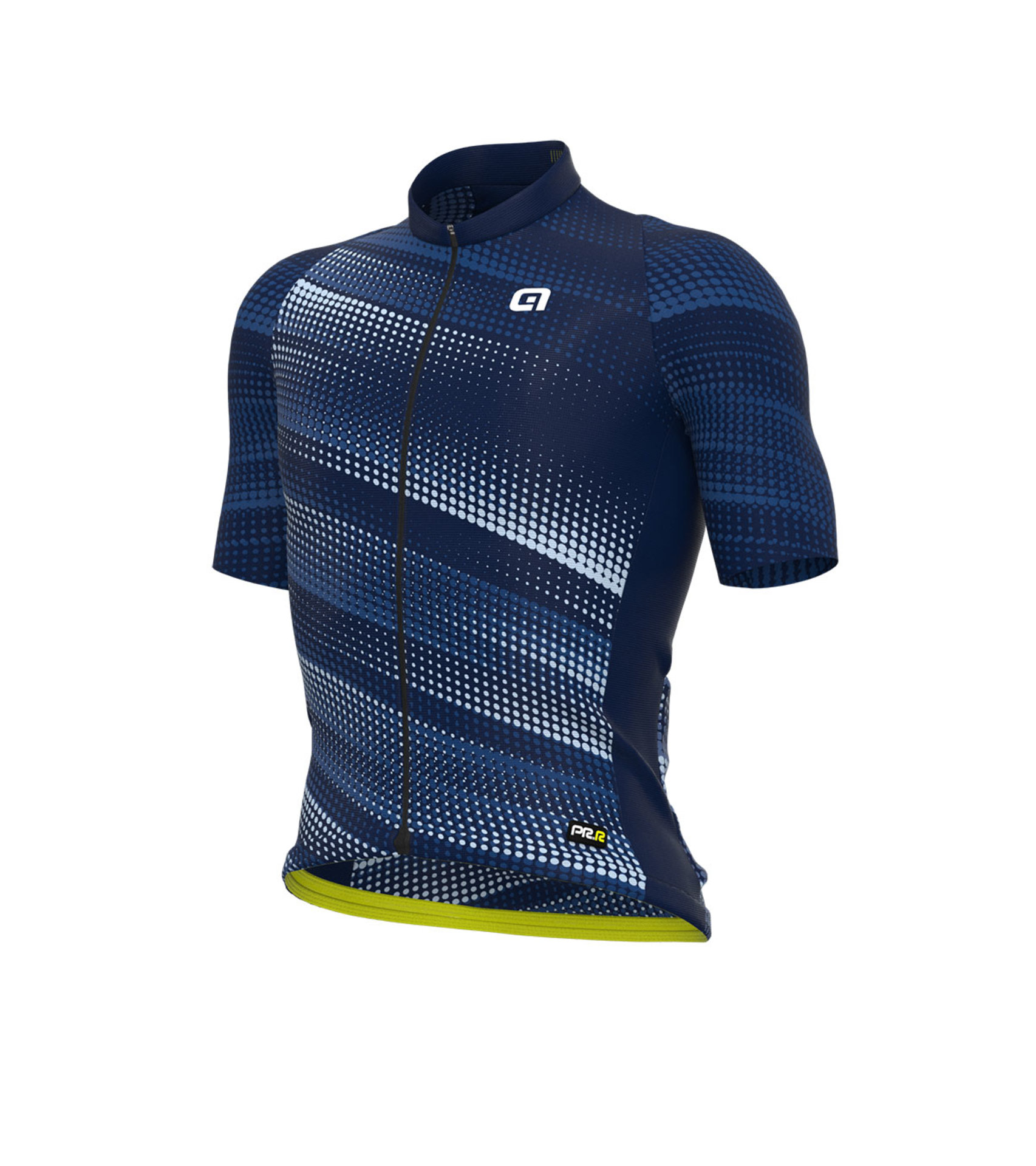 Ale PR-S Green Speed Fietsshirt Korte Mouwen Blauw Heren