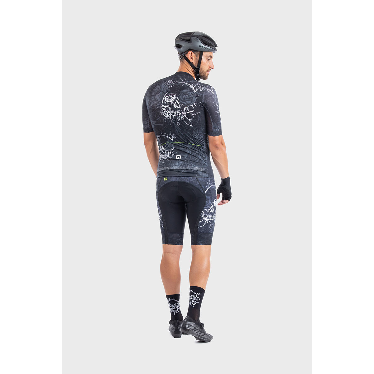 Maillot Homme ALE' PR-R SKULL – Manches Courtes Polyester – Neuf