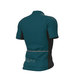 Ale Solid Color Block Fietsshirt Korte Mouwen Donkergroen Heren