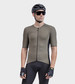 Ale Solid Color Block Fietsshirt Korte Mouwen Olijfgroen Heren