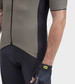 Ale Solid Color Block Fietsshirt Korte Mouwen Olijfgroen Heren