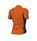 Ale Solid Color Block Fietsshirt Korte Mouwen Oranje Heren