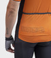 Ale Solid Color Block Fietsshirt Korte Mouwen Oranje Heren