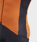 Ale Solid Color Block Fietsshirt Korte Mouwen Oranje Heren