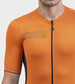 Ale Solid Color Block Fietsshirt Korte Mouwen Oranje Heren