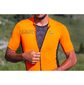 Ale Solid Color Block Fietsshirt Korte Mouwen Oranje Heren