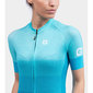 Ale Solid Level Fietsshirt Korte Mouwen Turquoise Dames
