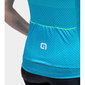 Ale Solid Level Fietsshirt Korte Mouwen Turquoise Dames
