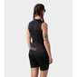 Ale Solid Color Block Fietsshirt Zonder Mouwen Zwart Dames