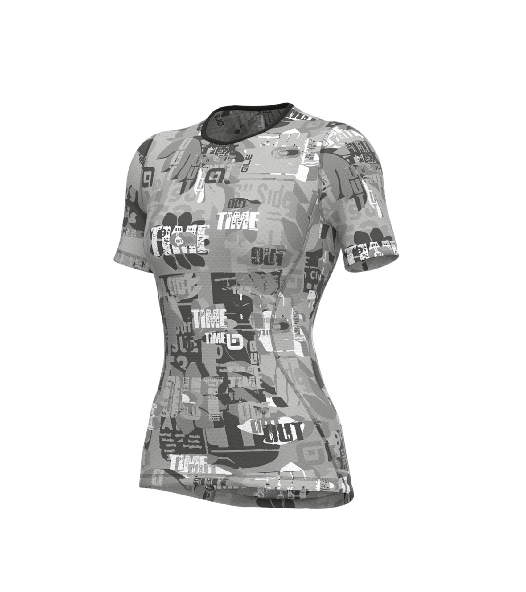 Ale Intimo Break Ondershirt Korte Mouwen Grijs Dames