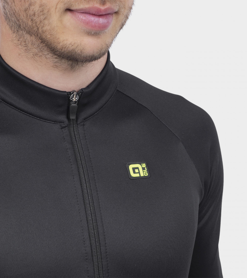 Ale R-EV1 Thermal Fietsshirt Lange Mouwen Zwart Heren