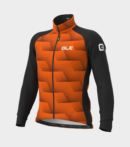 Ale Solid Sharp Fietsjack Zwart/Fluo Oranje Heren