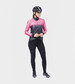 Ale PR-S Gradient Fietsjack Fluo Roze/Zwart Dames