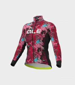 Ale PR-R Amazzonia Fietsshirt Lange Mouwen Rood/Zwart Dames