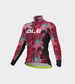 Ale PR-R Amazzonia Fietsshirt Lange Mouwen Rood/Zwart Dames