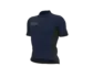 Ale Pragma Color Block Fietsshirt Korte Mouwen Donkerblauw/Zilver Heren