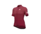 Ale Pragma Level Fietsshirt Korte Mouwen Donkerrood Dames